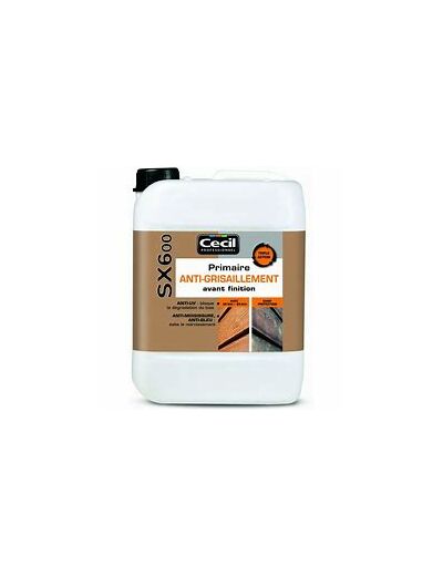 Cecil primaire saturateur sx600 incolore 5l