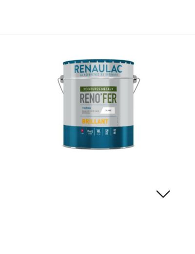 Peinture fer antirouille teinte ral au choix  renaulac pro 1L