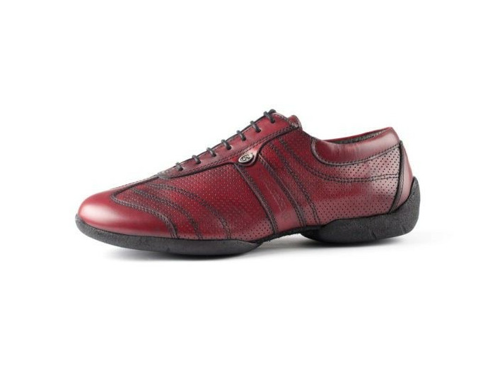 PD Pietro Street - Sneakers de couleur en cuir bordeaux - Portdance