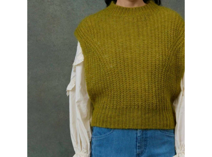 PULL SIGOU DUSKY GREEN - LOUISE MISHA