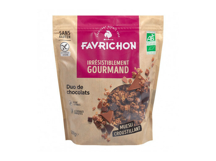 Muesli  crousti duo chocolat bio FAVRICHON