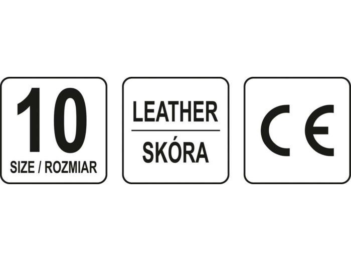 Gant de travail cuir Norme CE T10