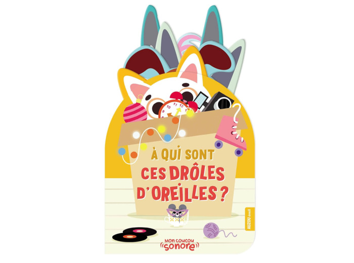 À qui sont ces drôles d'oreilles ? - Livre animé et sonore - JM