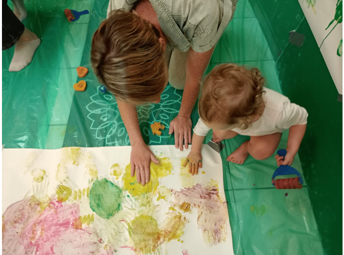 Atelier Parent enfant :BABY PAINTING DIMANCHE 3 NOV 10H30