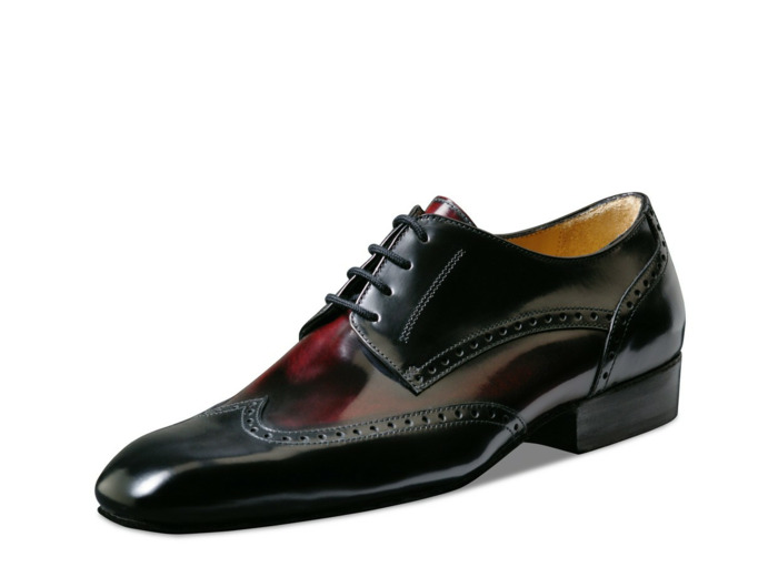 Belgrano - Chaussures noires pour homme et laçage 4 trous - Nueva Epoca
