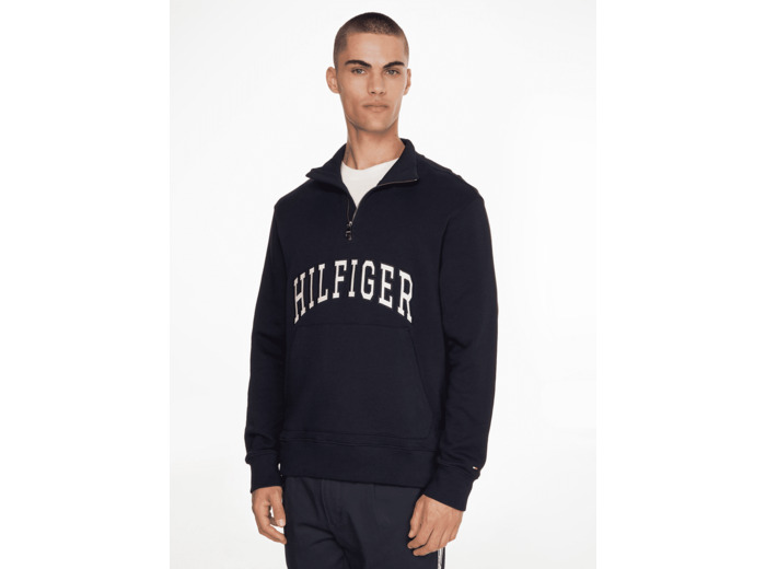 Sweat demi zip Tommy Hilfiger marine