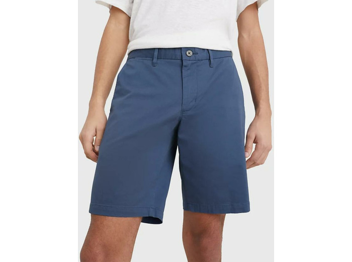 Bermuda Tommy Hilfiger bleu en coton bio