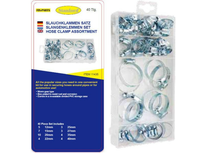 Assortiment de colliers de serrage 11435