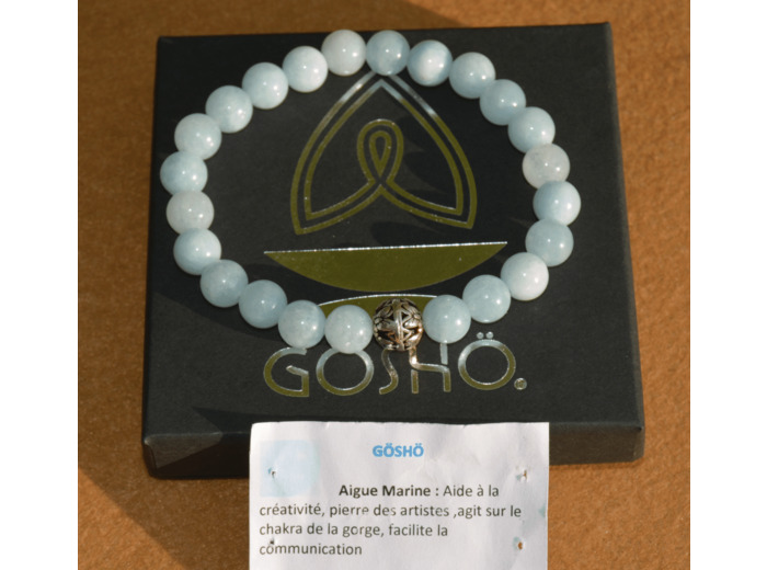 Bracelet GOSHO Aigue marine