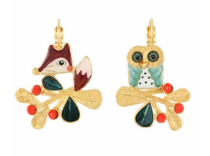 Boucles d'oreille Taratata Maître Renard