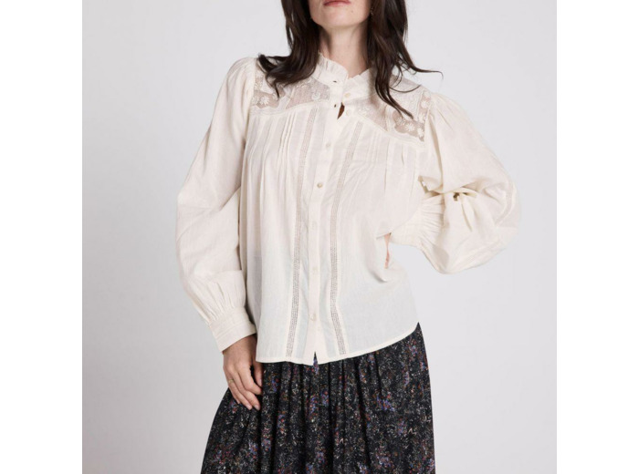 CHEMISE TOLOGNA ECRU - LOUIZON