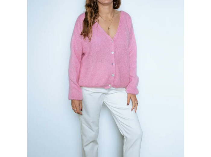 GILET CLAIRE PINK - MARIE