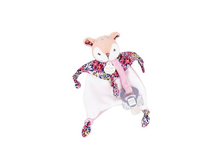 Doudou attache sucette Faon - BOH'AIME - 20 cm DC4220