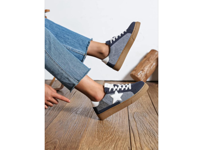 Basket STAR bleu marine