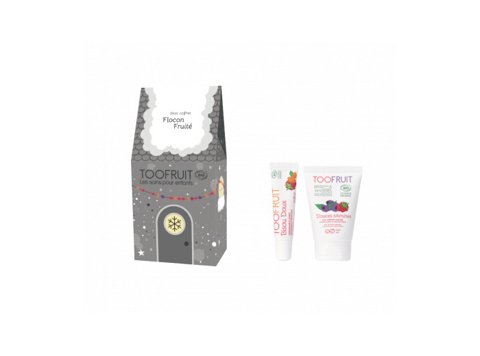 Coffret Crème mains et baume lèvre BIO Toofruit-Algue Marine.