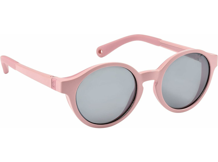 BÉABA, Lunettes de soleil pour Enfants 2-4 ans, Protection 100% UV - CAT 3, Protection Latérale, Confort Optimal, Branches ajustables 360°, Misty Rose