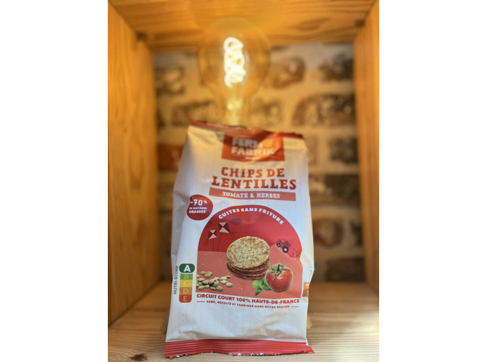 Chips de Lentilles saveur Tomate et Herbes