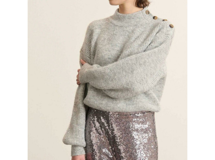 PULL KIMBO GRIS - GARANCE