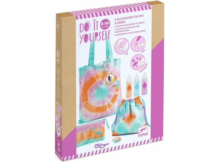 DJECO - Coffret DIY Sac et pochettes - Sunshine camp DJ07942