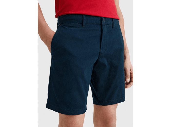 Bermuda Tommy Hilfiger marine en coton bio