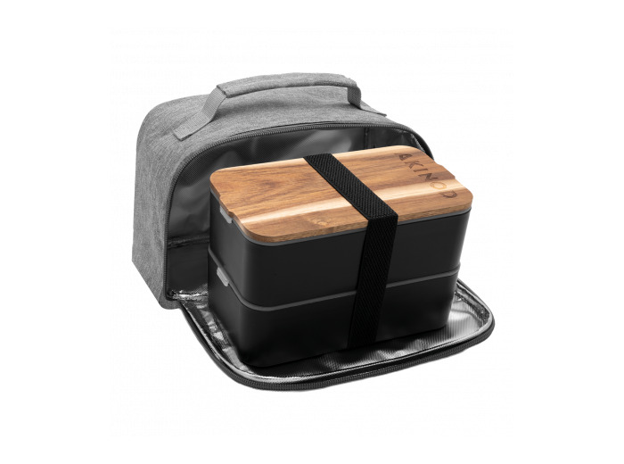 Bento et Lunch Bag 11h58, Noir