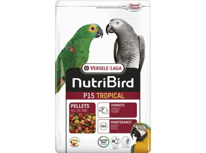 Versele-Laga Nutribird P15 Tropical Aliment d'entretien pour Oiseau 1 kg