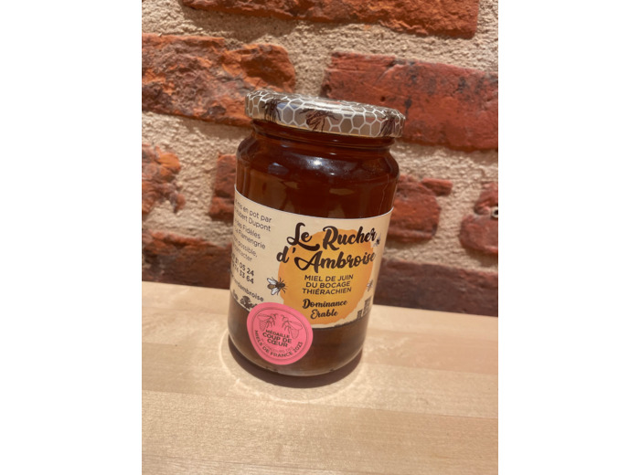 Miel le Rucher d'Ambroise, dominance erable