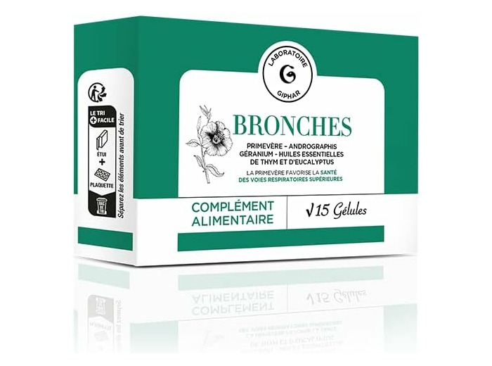 Giphar Bronches, complément alimentaire (30 gélules)