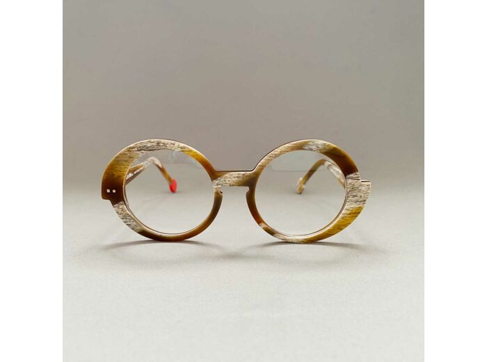 Lunettes de Vue Val de Loire de la Marque Sabine Be Coloris Beige / Marron