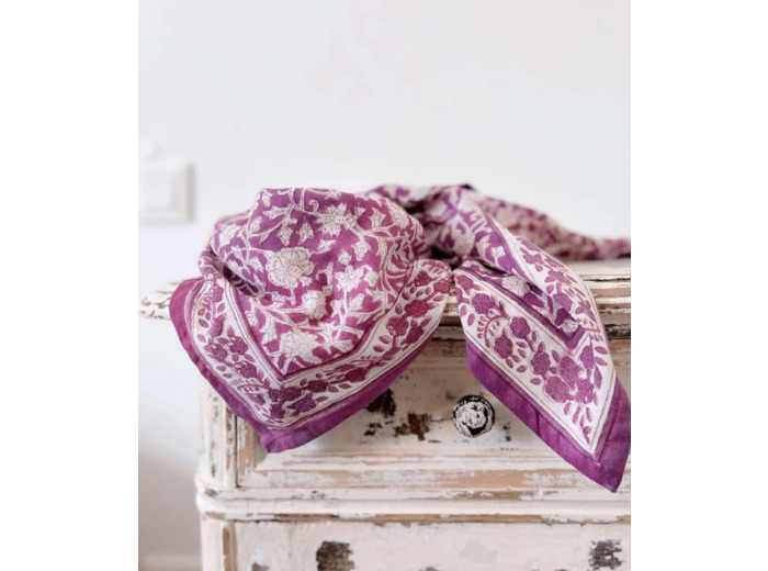 Foulard Dehli Lilas