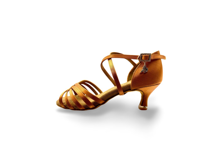 216 5cm - chaussures danse latine femme dark tan 5cm - BD Dance