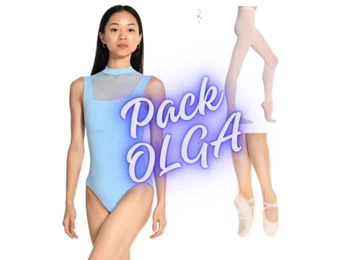 Pack de danse OLGA (justau + collants + chaussons) - Dansez vous