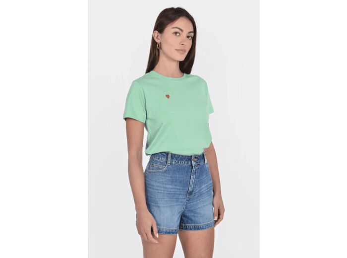 T-SHIRT CŒUR GREEN