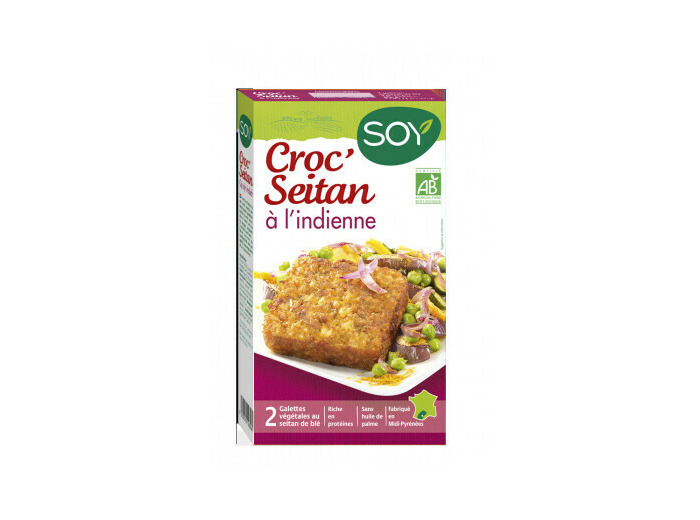 Galettes Croc seitan à l'indienne 2x100g