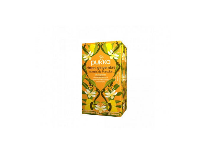 Tisane citron gingembre miel BIO PUKKA