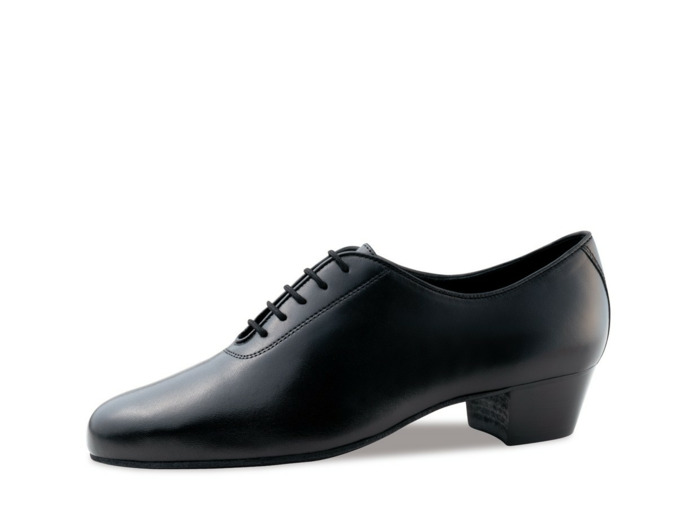 Forli 28019 – Chaussures de danse latines pour hommes en cuir noir – Werner Kern