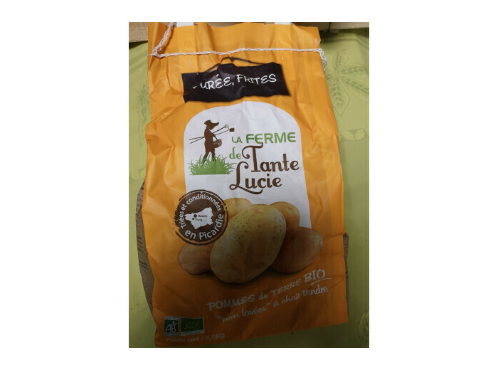 Sac de 2.5 kgs  pommes de terre à chair tendre