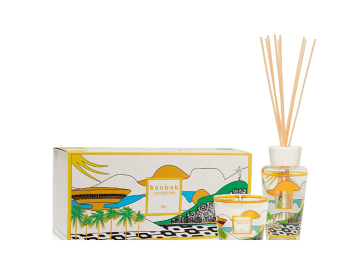 COFFRET BOUGIE ET DIFFUSEUR  - MY FIRST BAOBAB - RIO - BAOBAB COLLECTION - Bergamote-Cardamome-Musc