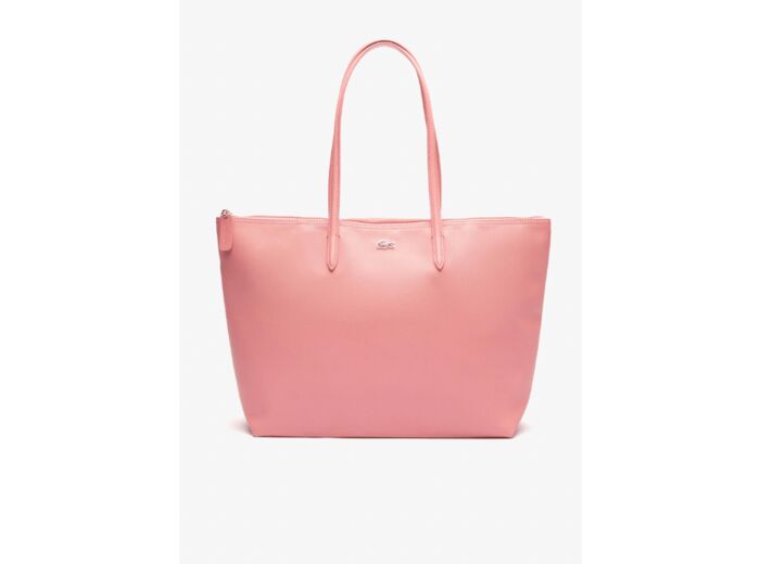 Sac cabas zippé L.12.12 Lacoste rose