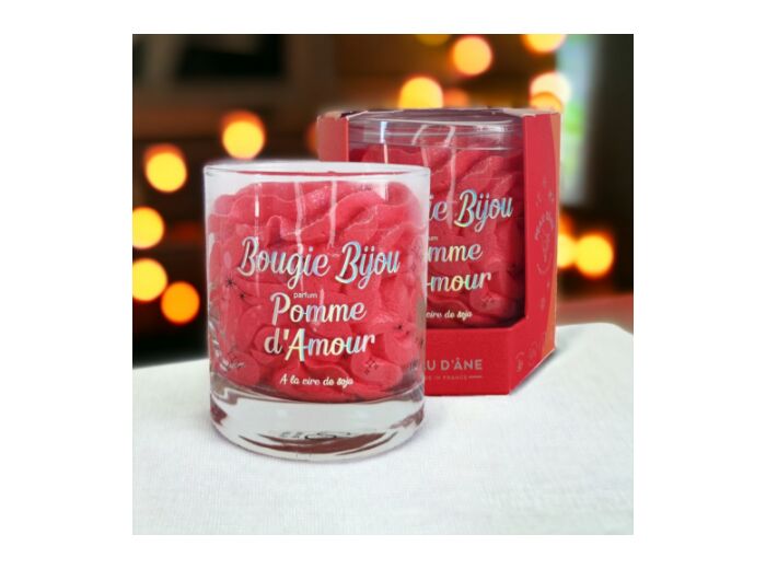 Bougie Bijou Pomme d'amour - Peau d'Ane - Jolie Môme - Guise