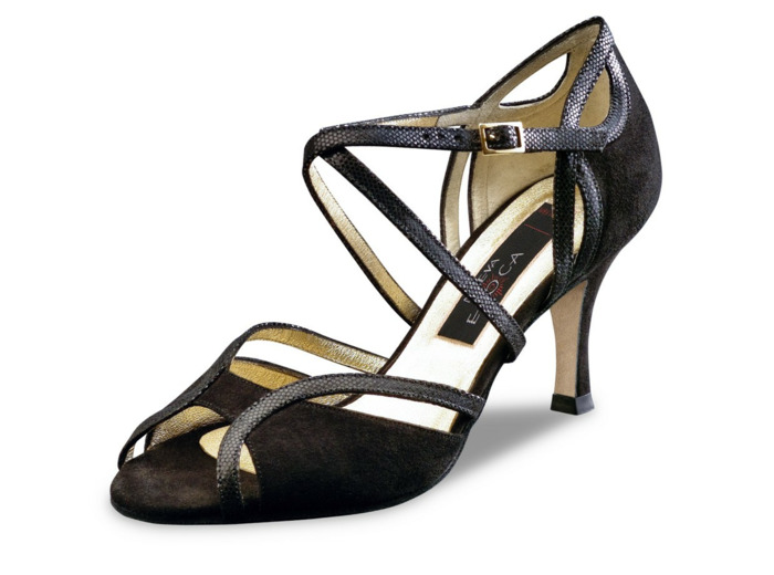 Shakira LS Nueva Epoca - Chaussures de danse daim de chevreau noir