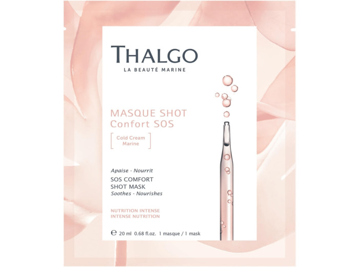 Masque shot confort nutrition intense Thalgo-Algue Marine.