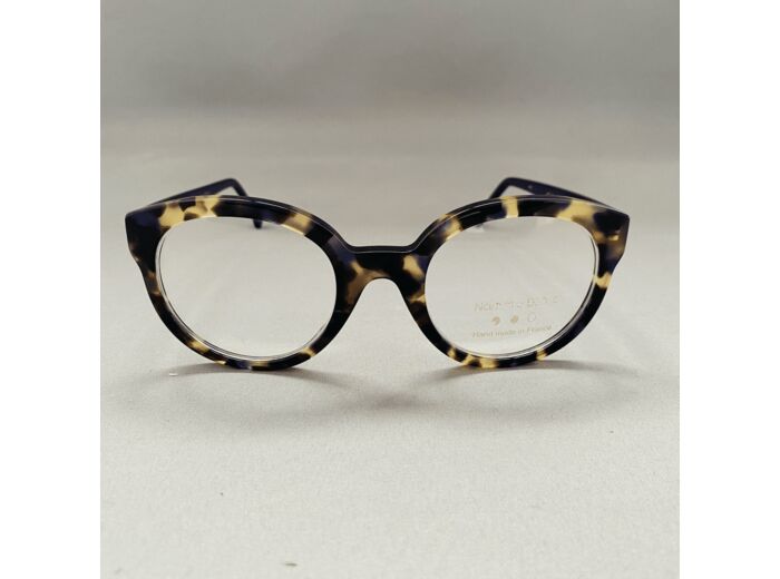 Lunettes de Vue Femme Nathalie Blanc Couleur Ecaille Bleu Modèle Helene