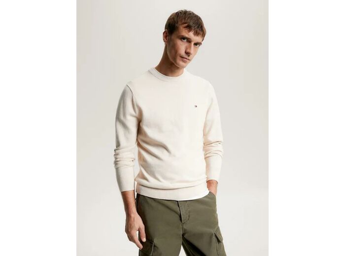 Pull Tommy Hilfiger beige en cachemire