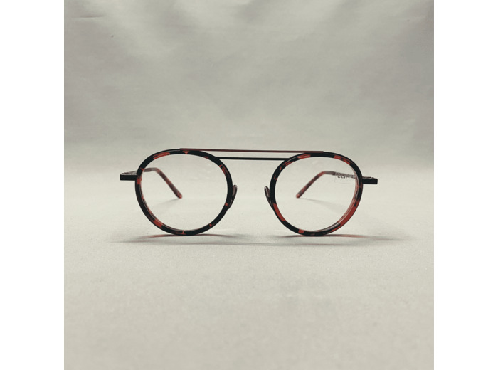 Lunettes De Vue La Petite Lunette Rouge Modèle Bojs II Coloris Rouge Noir