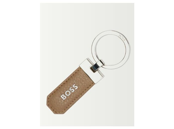 Porte-Clefs grainé camel