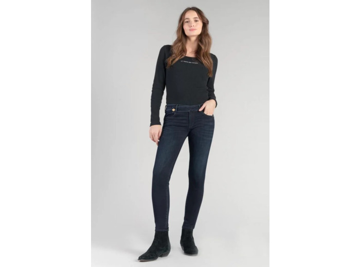 Jean le temps des cerises Vigny pulp slim 7/8ème  ltdcjeans bleu-noir