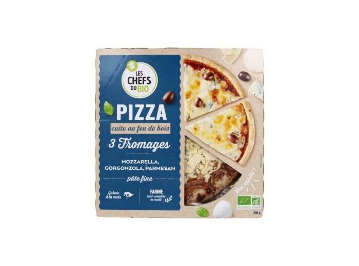 Pizza 3 fromages 400g - Abc Bio