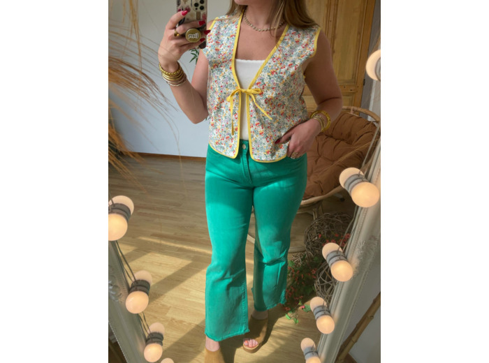 Veston sans manche réversible