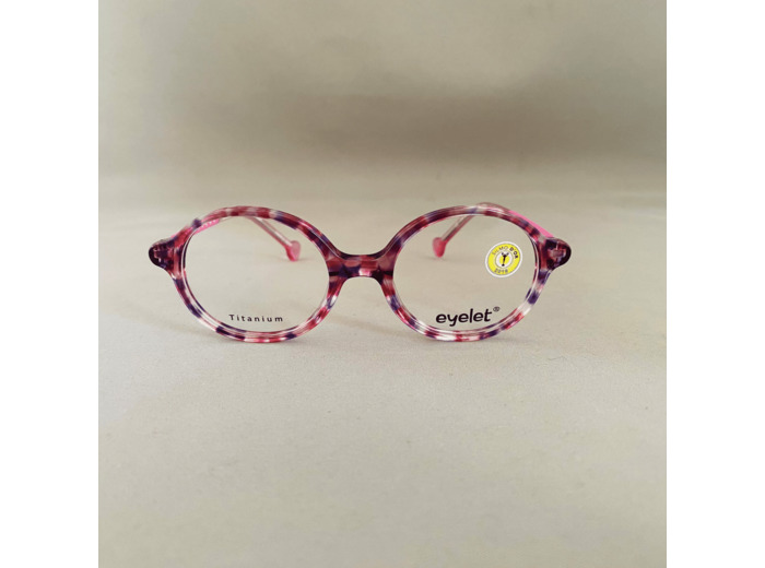 Lunettes de Vue Enfant De La Marque Eyelet - Modèle BOXE Coloris Ecaille Rose